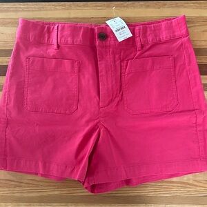 J. Crew Factory Pink Patch-Pocket Shorts 29
